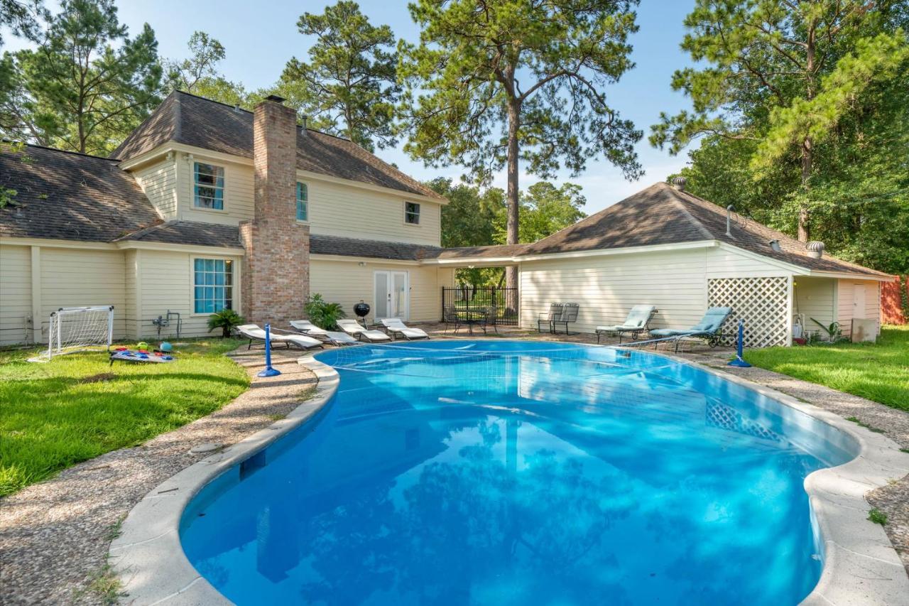 Pool Oasis Games Wifi Bbq Yard Sleep 16 Villa Houston Eksteriør bilde